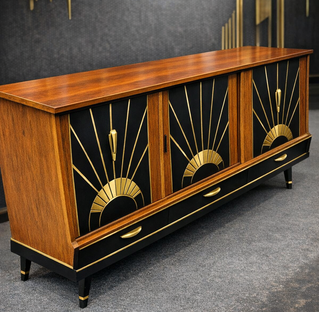 Bois, laiton et matières utilisés dans les créations Tramartdeco