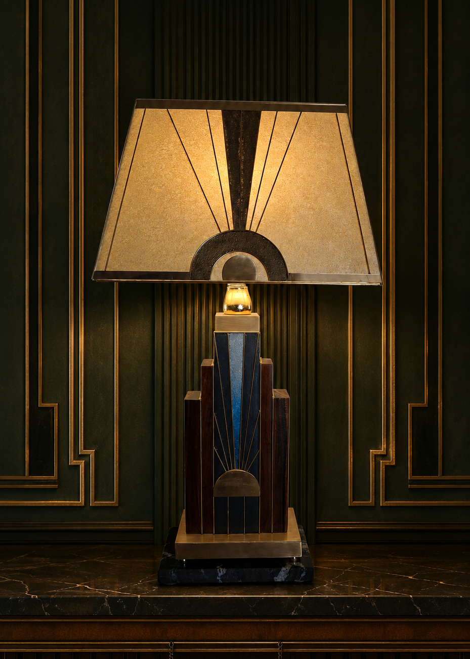 Lampe Art déco Trammer Alexandrie-001 conçue par Daniel Trammer